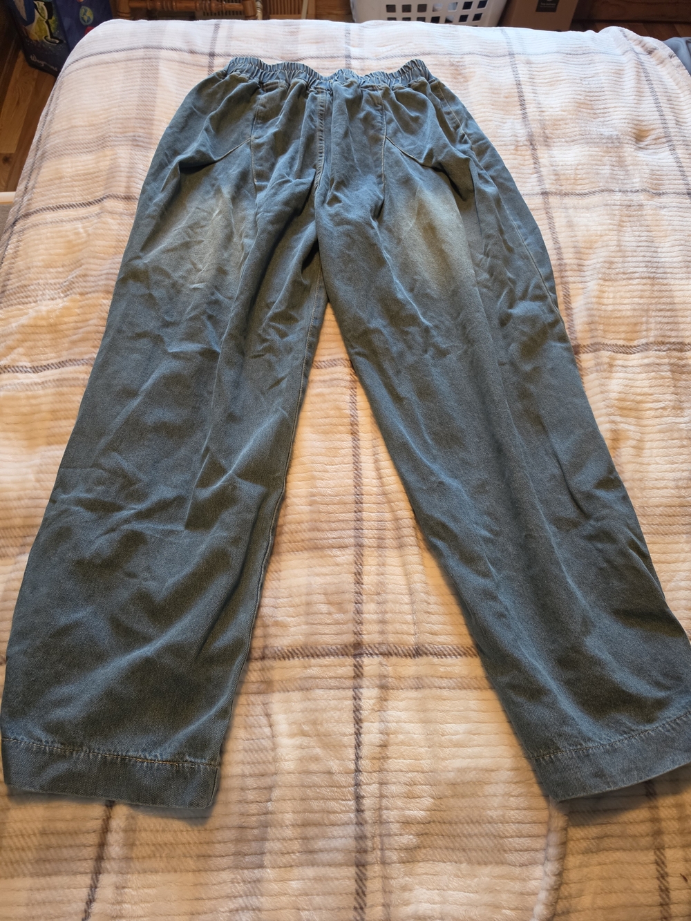 Women's  Elastic-Waist Jean Pants